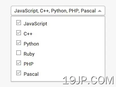 复选框多选 jQuery插件 multiselect.js
