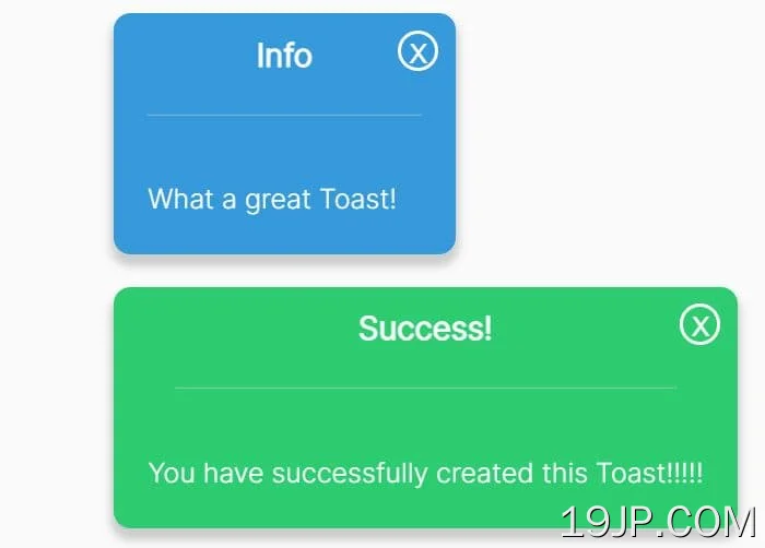 Toast风格 通知框jQuery插件 Toast