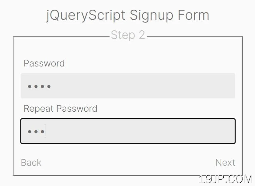 jQuery 最小化表单向导插件 Wizard.js