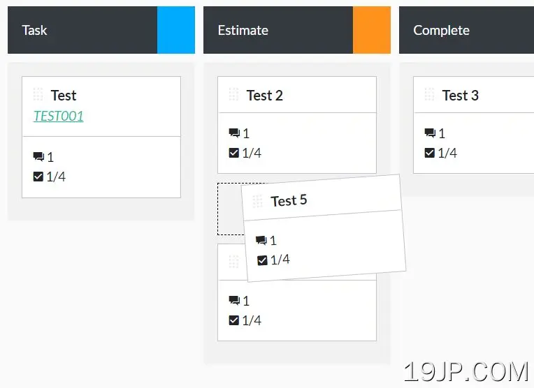 jQuery和jQuery UI 可拖动看板插件