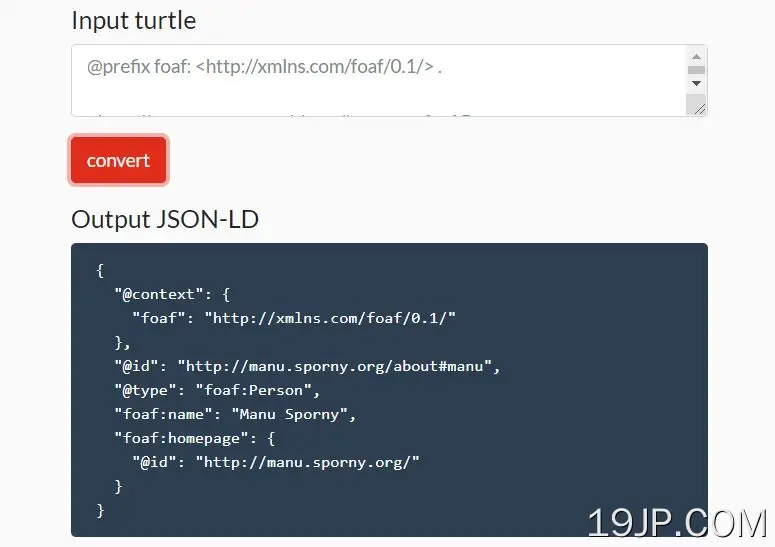 Turtle到JSON LD转换器 ttl2jsonld.js