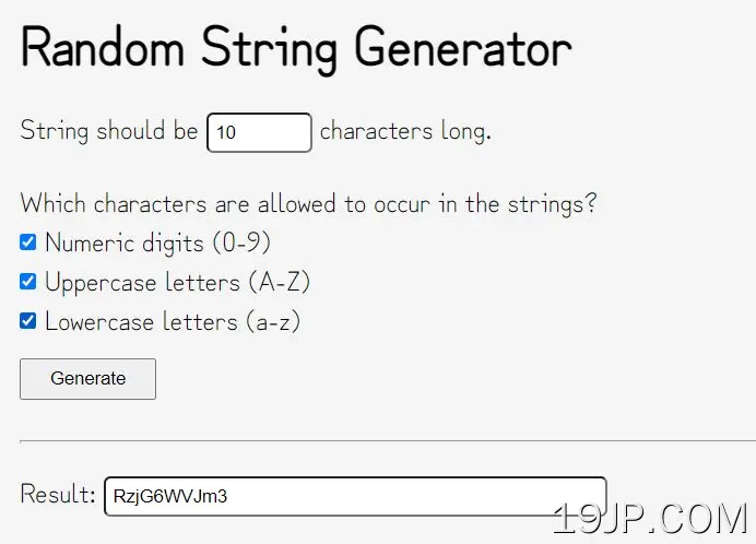 jQuery中 随机字符串（密码）生成器