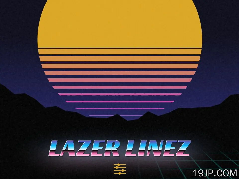 jQuery生成复古80年代渐变线 Lazer Linez