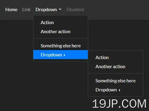 多级下拉功能 响应式Bootstrap区5/4导航栏 BootBavbar