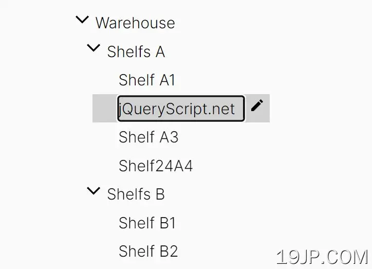 可编辑可选择树视图插件 jQuery TreeEditor