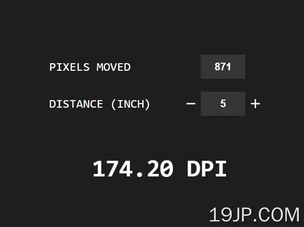 jQuery检查鼠标DPI DPI Finder