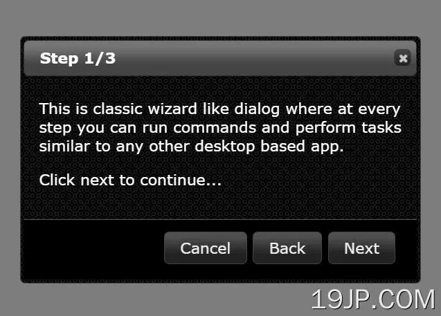 可拖动步骤向导插件 jQuery对话框向导