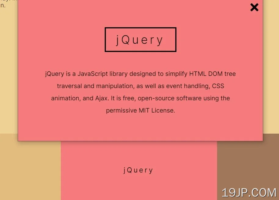 jQuery和CSS3扩展选项卡覆盖菜单