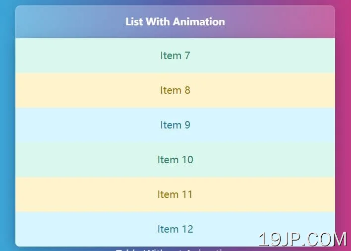 jQuery Cyclops插件循环浏览大型HTML列表和表